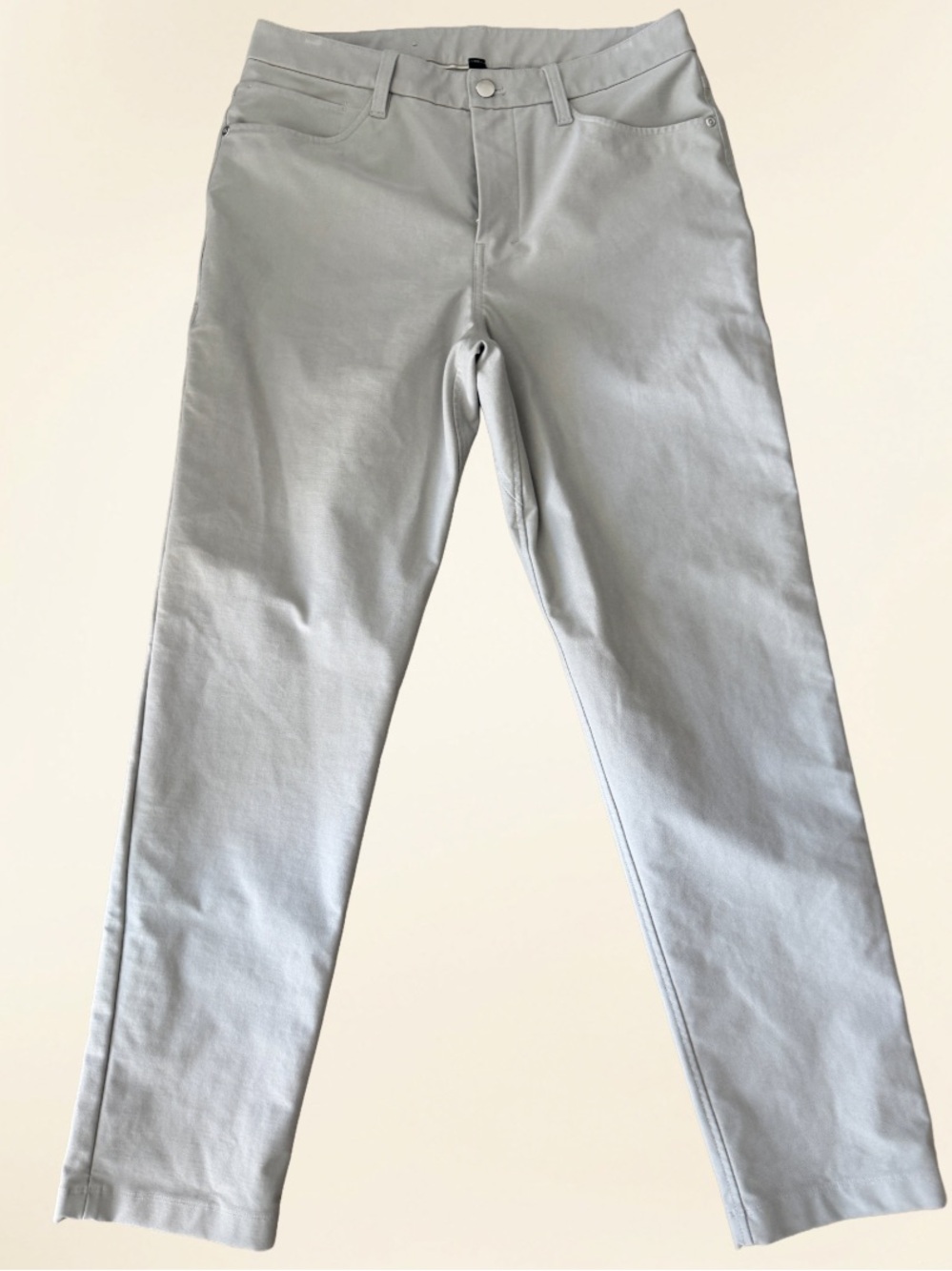 Lululemon ABC Classic-Fit 5 pocket pants-Light Grey 30x32